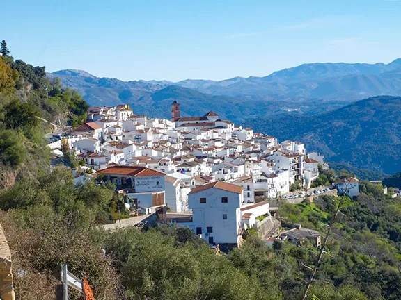 Algatocin Malaga province in Andalucia