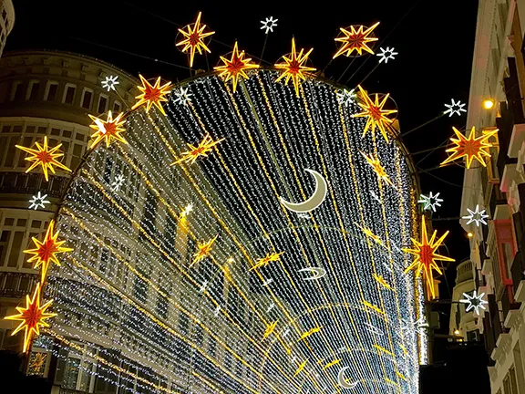 Málaga Christmas Light Show (24th November 2023 to 6th January 2024)
