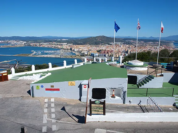 Princess Caroline Battery, Gibraltar. WWII gun emplacement Gibraltar British Overseas Territory