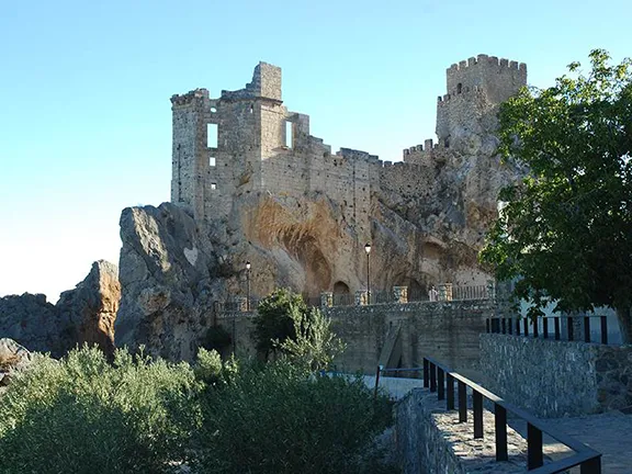 Zuheros Castle Córdoba province in Andalucia