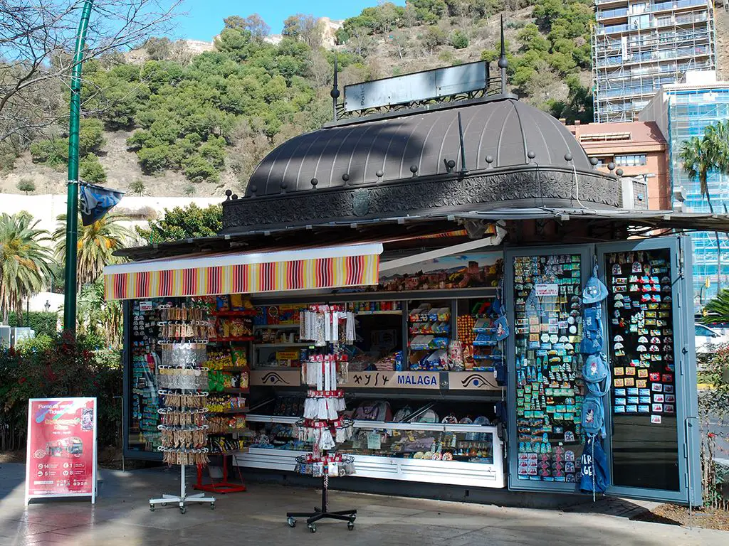 Old kiosko Malaga