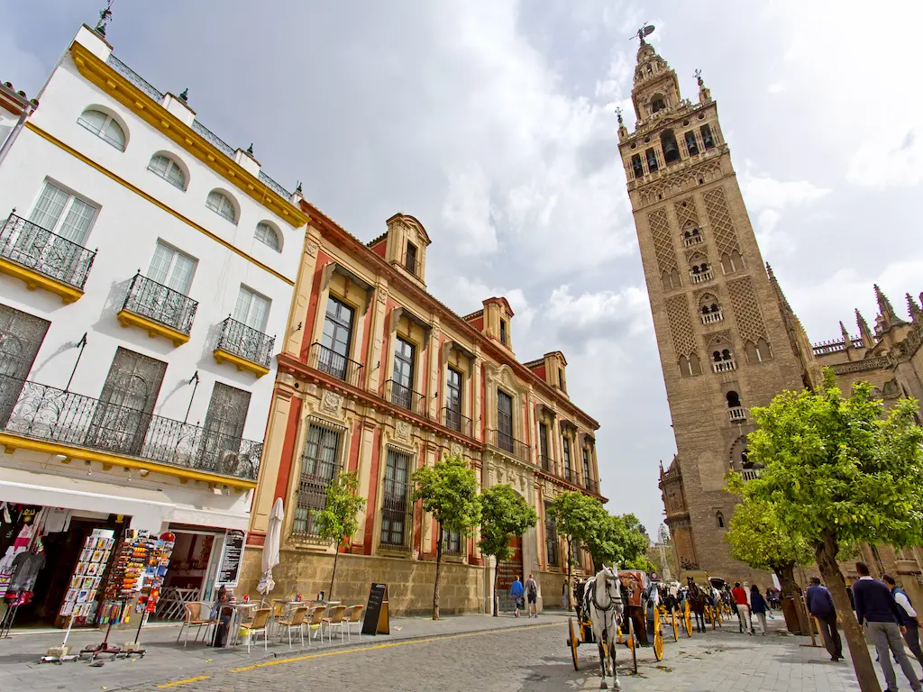 Seville Cathedral in Santa Cruz 