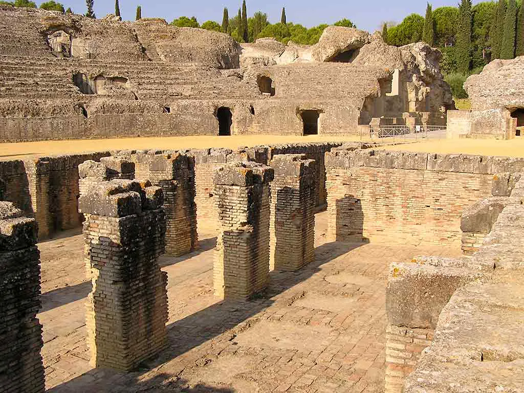 Amphitheatre at Colonia Aelia Augusta Italica