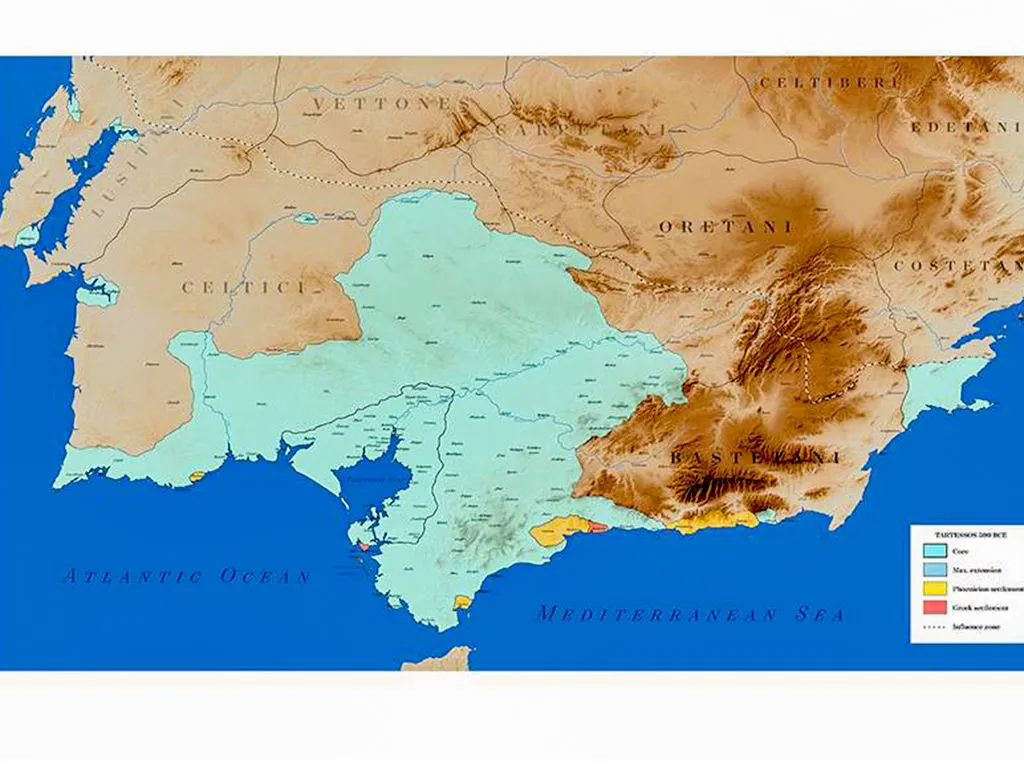 Tartessian Territory 500 BC