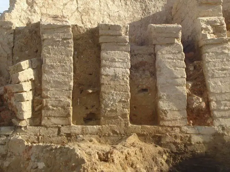 Remains of kiln at Mailva