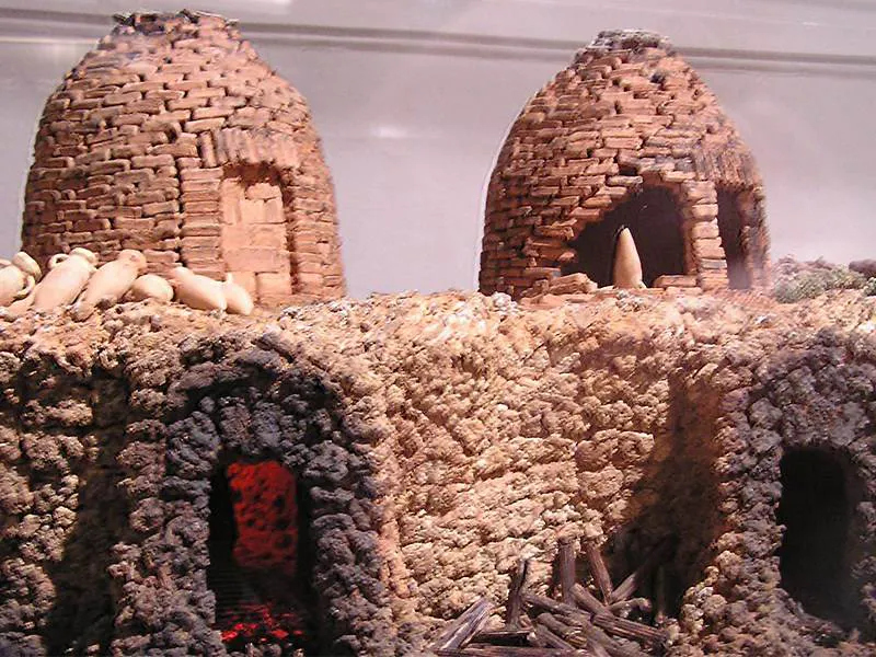 Model of Roman kilns at Cadiz