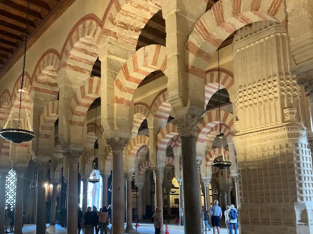 Visiting the Mezquita in Cordoba in winter