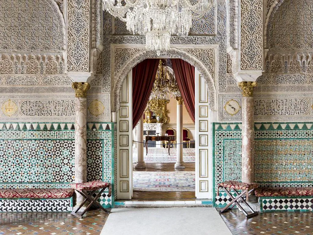 Interior of the Real Alcazar in Seville 