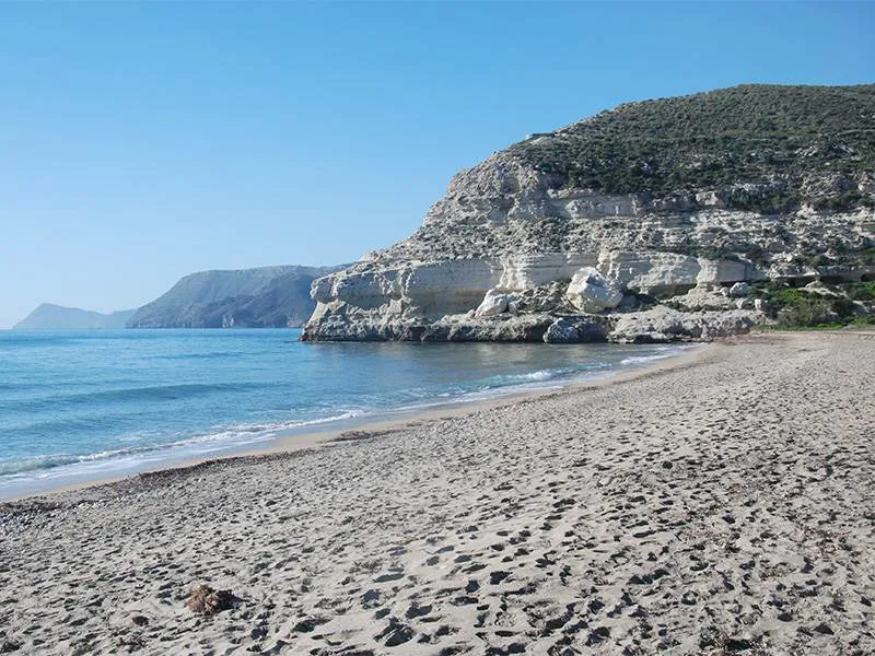 The beach at Agua Amarga