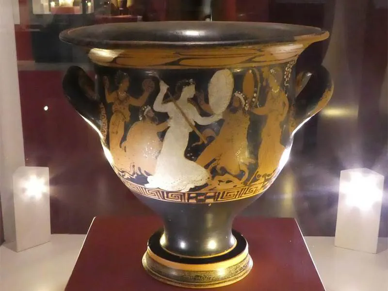 Greek Urn found at Baria now in the Almeria museum