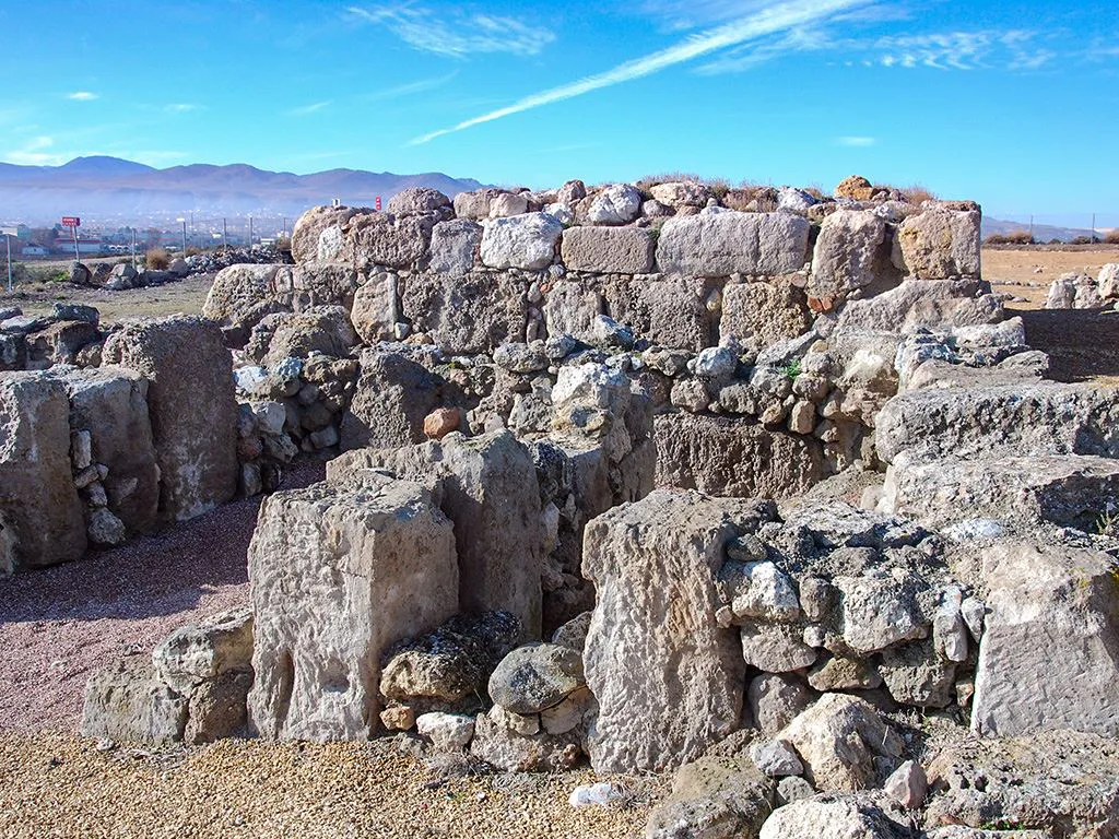 Remains of Moorish watchtower on Roman temple foundations