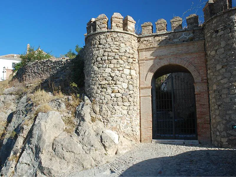 Castle gates Carcabuey