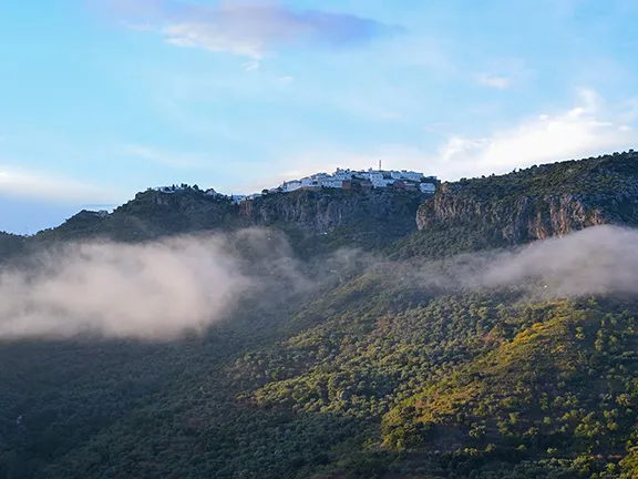 Comares, the highest white village in the Axarquia