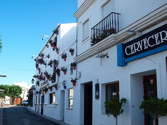 Conil de la Frontera, beautifull fishing town in Costa de la Luz Cadiz