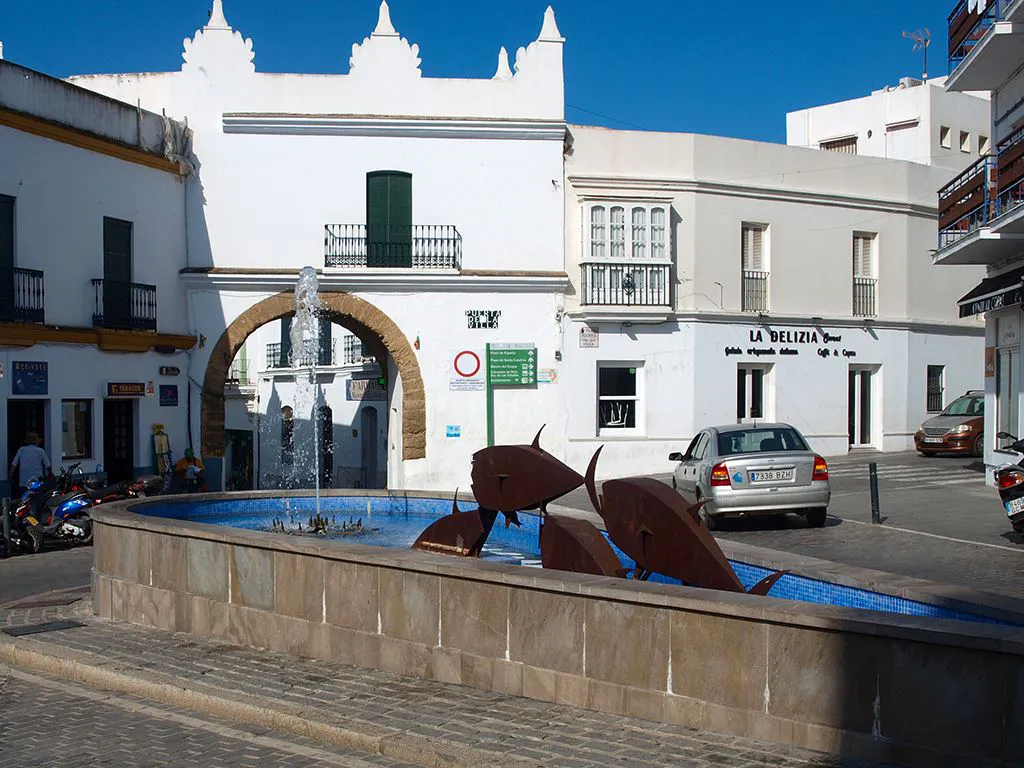 Square in Conil De La Frontera, White Town in Costa De La Luz, Cadiz  Province, Editorial Photo - Image of town, outdoors: 177854501