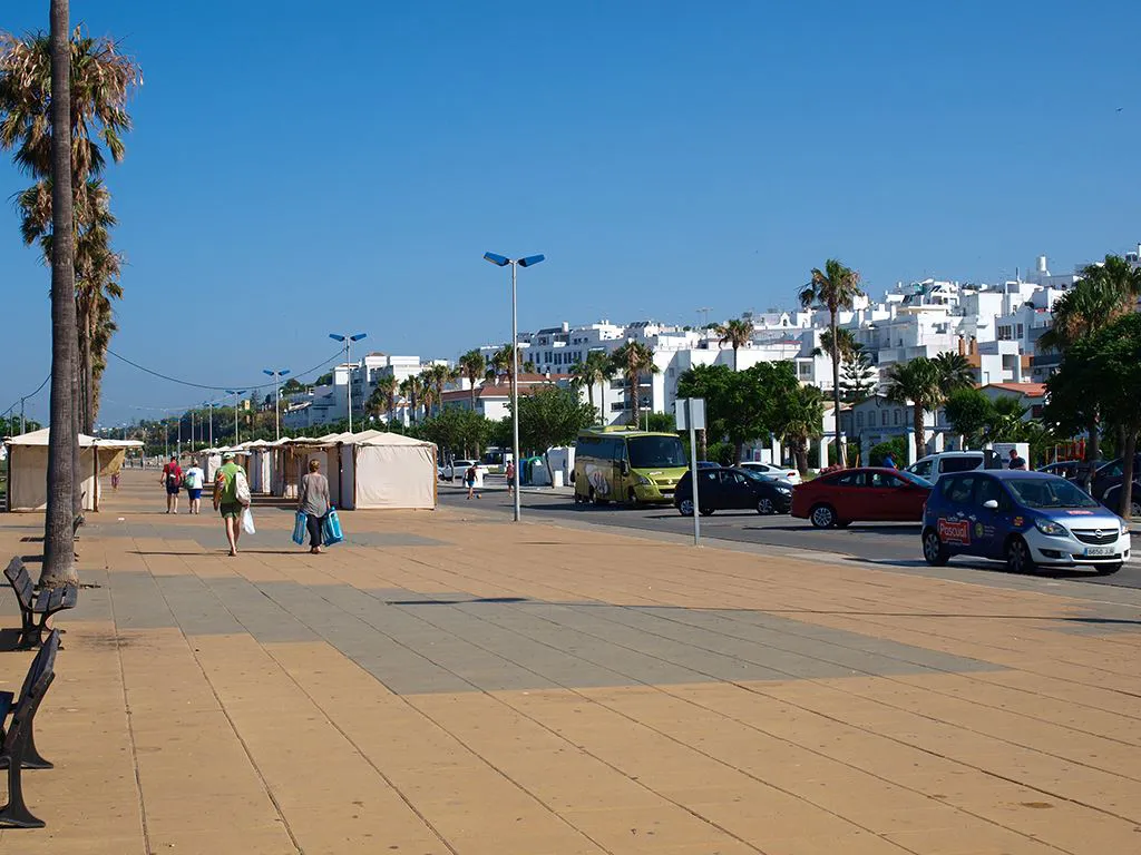 Conil de la Frontera. Costa de la Luz. White Town, Cadiz Province.  Andalucia. Spain Stock Photo - Alamy