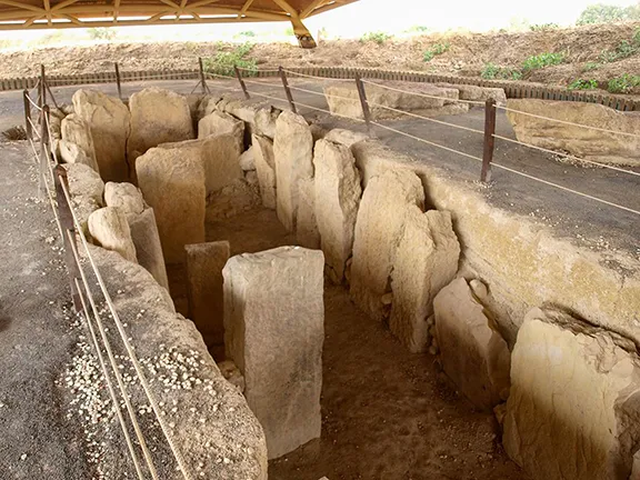 Dolmen Alberite - final chamber