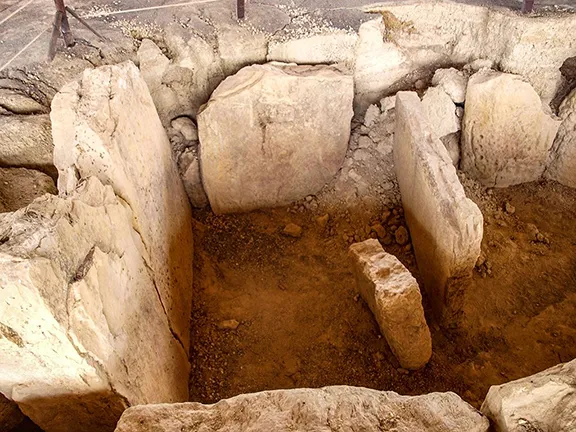 Dolmen Alberite - final chamber