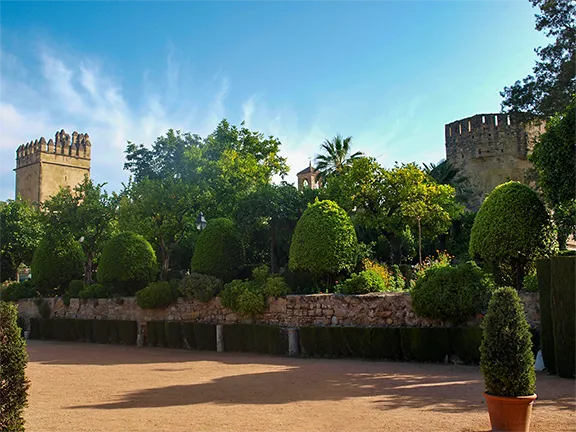 Courtyard in the Alcazar