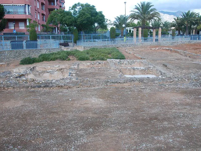 Fish salting area