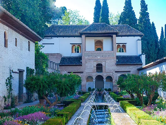 The Generalife Gardens At Alhambra