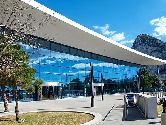 Gibraltar International Airport Terminal Gibraltar British Overseas Territory