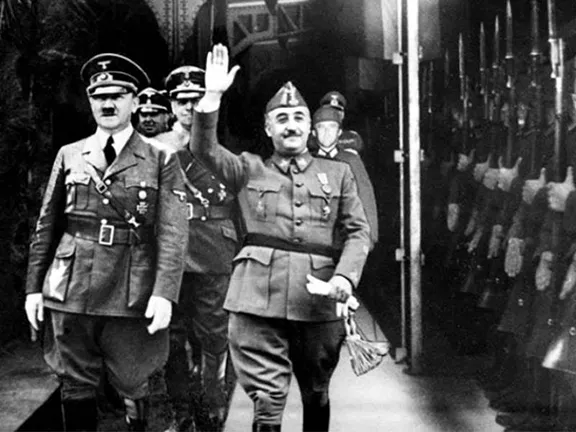 Hitler and Franco at Hendaye