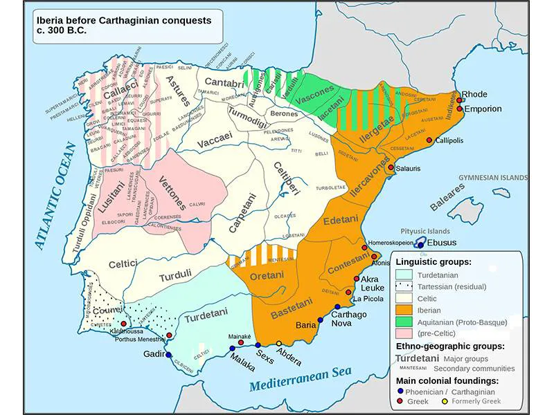 Iberian Territory 300 BC