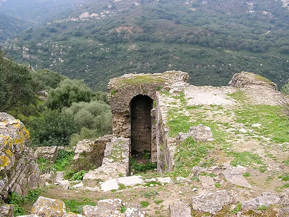 Roman section of castle