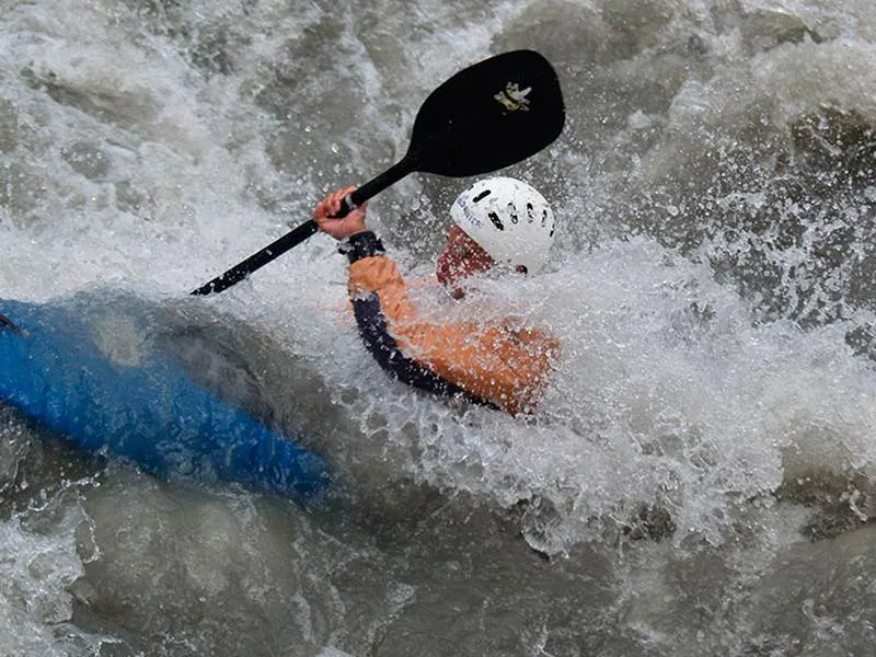 White water canoeing in Andalucia