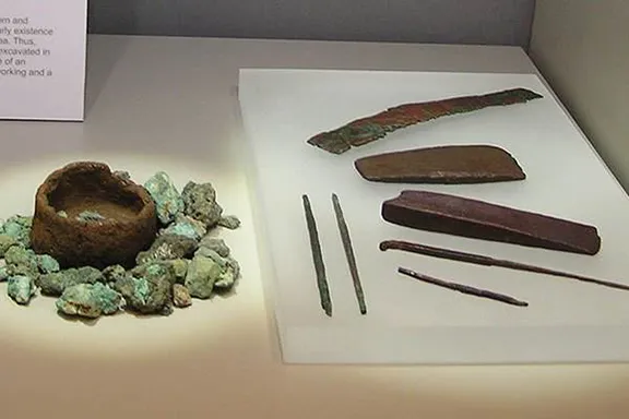 Copper Ore and Copper Tools (Almeria Archaeological Museum)