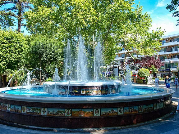 Fountain on the Ensache Historico