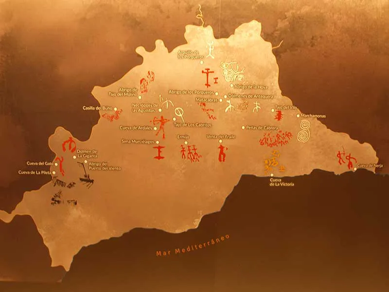 Cave Paintings in Málaga province