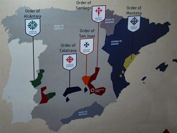 Territory controlled by the Knightly Orders