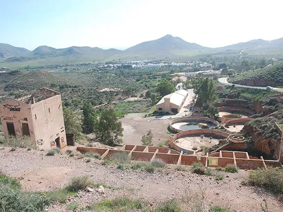 Rodalquilar as seen from the gold mine