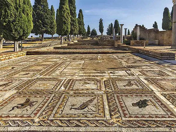 Mosaics at Italica