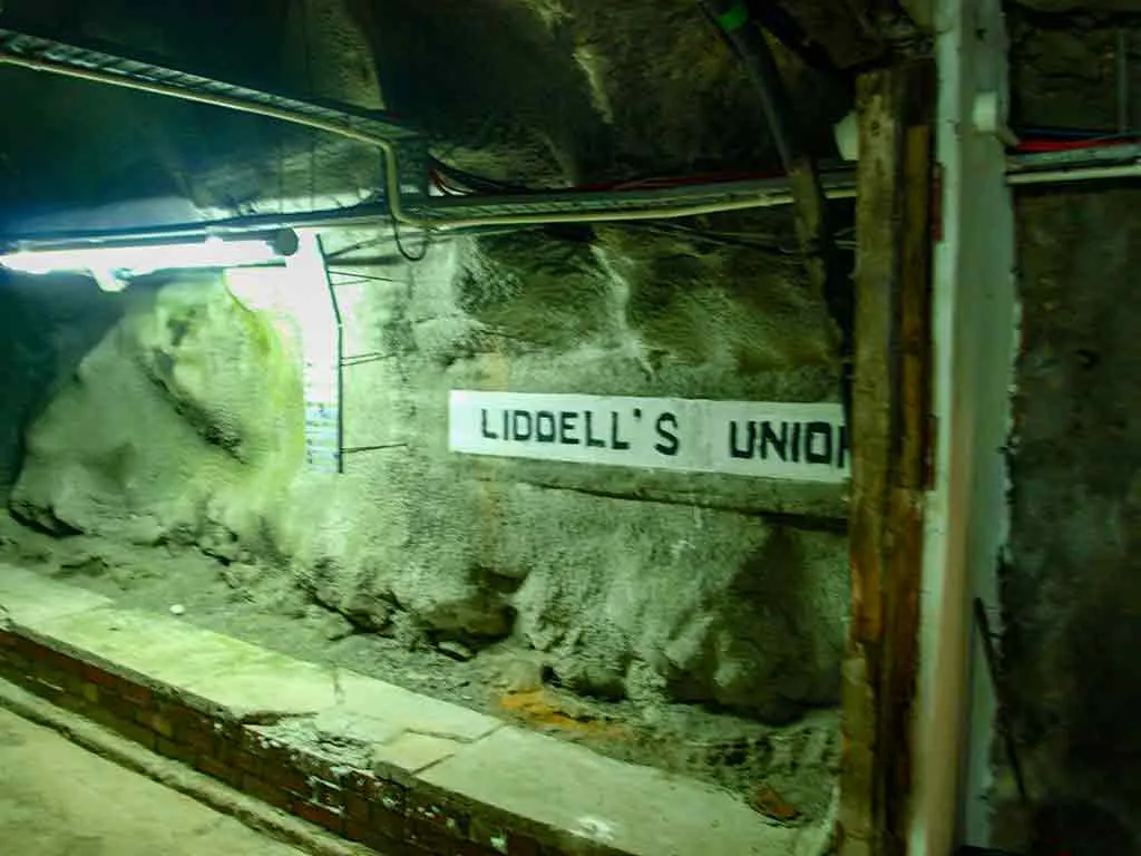 World War II Tunnels Liddell's Union