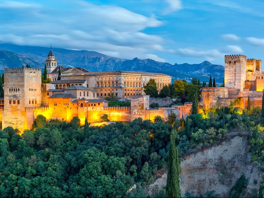 The Alhambra from the Albaicin district