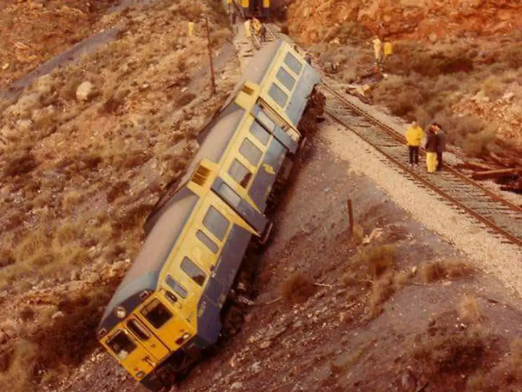 Rail accident January 1985