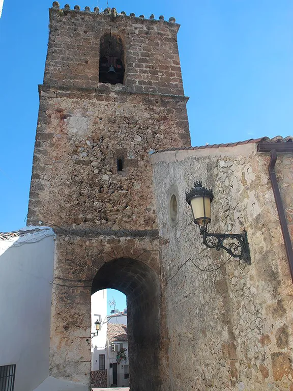 Church tower and arch