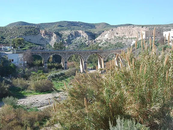 The canyon of the Rio Aquas