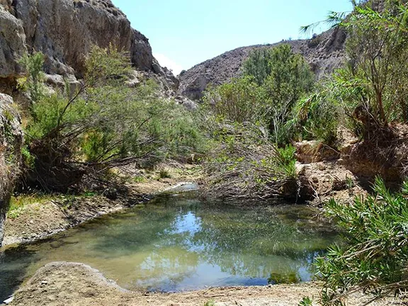 Los Molinos in the Rio Aguas