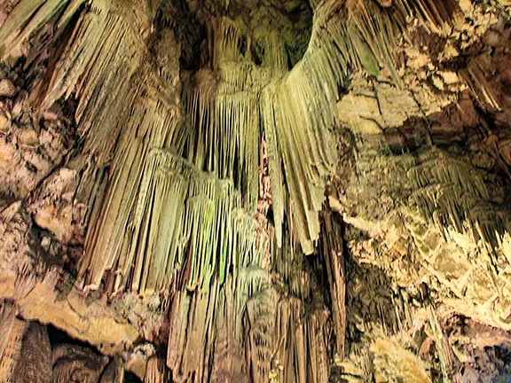 Calcite formations, St. Michael's cave, Gibraltar