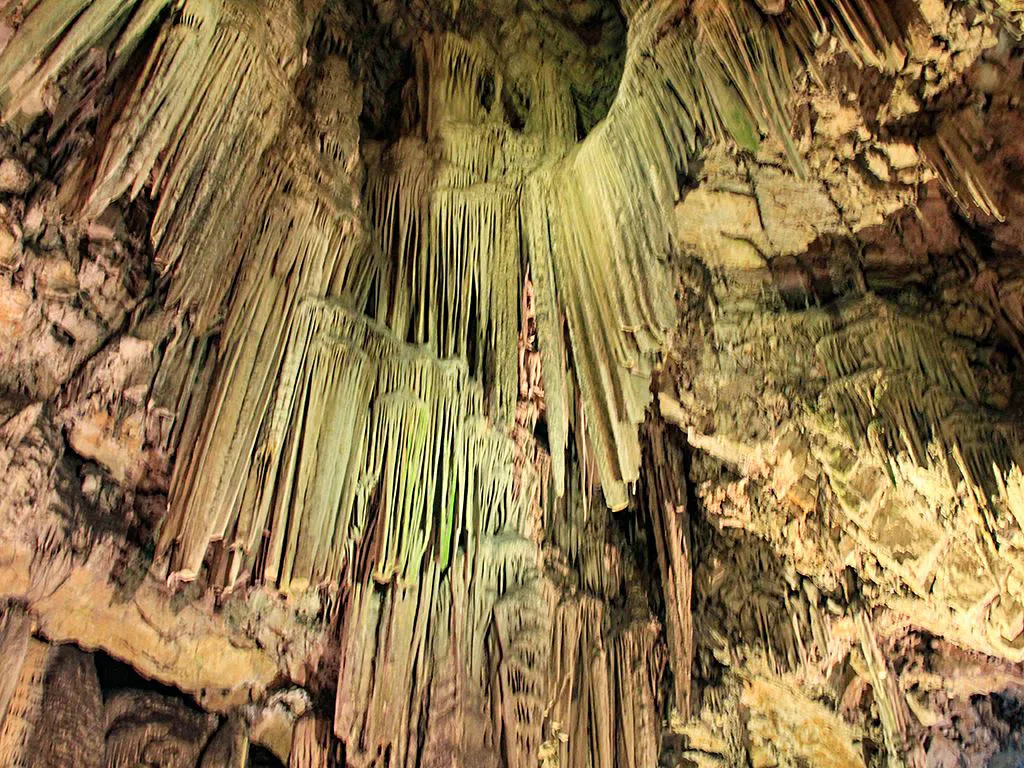Calcite formations, St. Michael's cave, Gibraltar