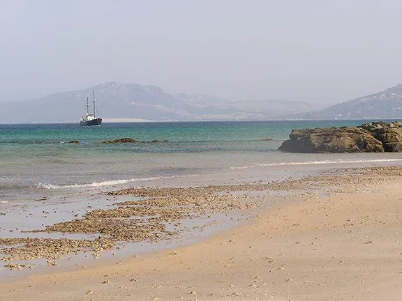 Tarifa, windy city, famous for kite and wind surfing on the Costa de la Luz