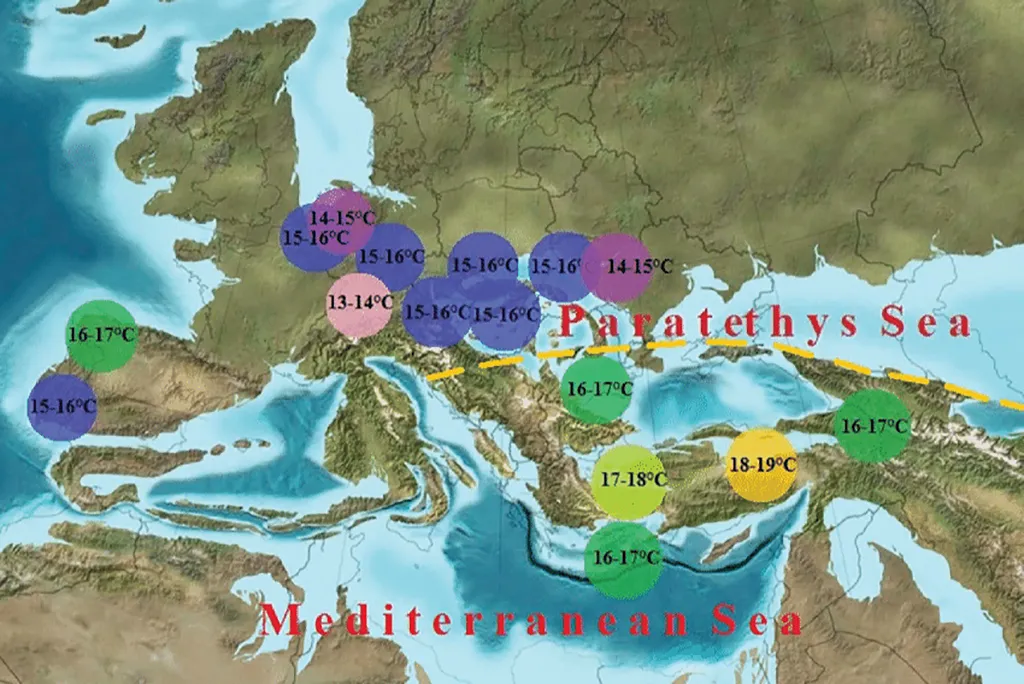 Europe during the Miocene