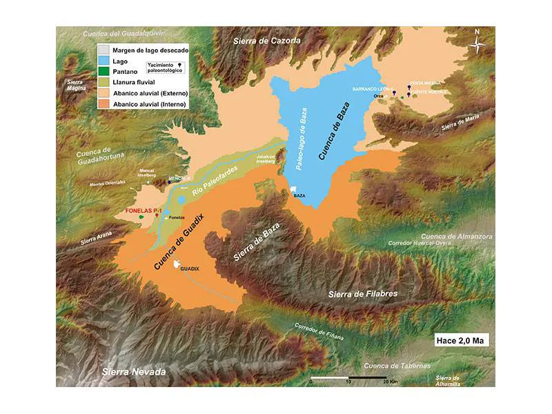 Hoya Guadix Baza Depression and Lake Baza