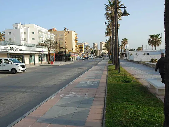 Paseo at Torremolinos