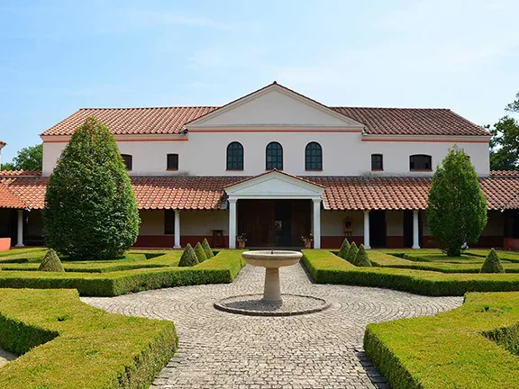 Roman Villa Reconstruction Córdoba province in Andalucia