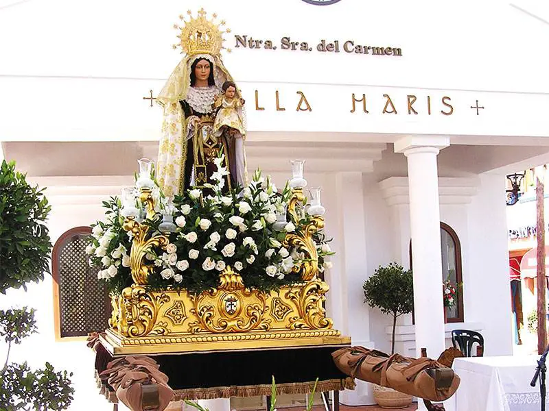 Virgen del Carmen on the 16th July